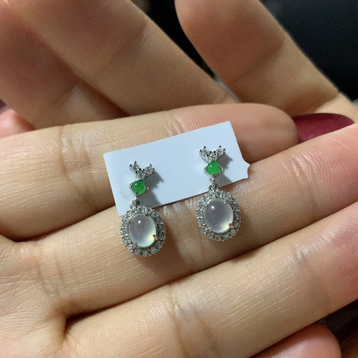 翡翠银S925镶嵌戒指