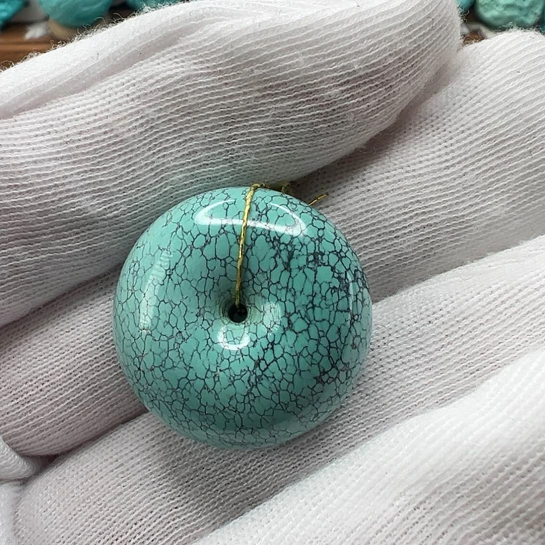 绿松石平安扣 未镶嵌