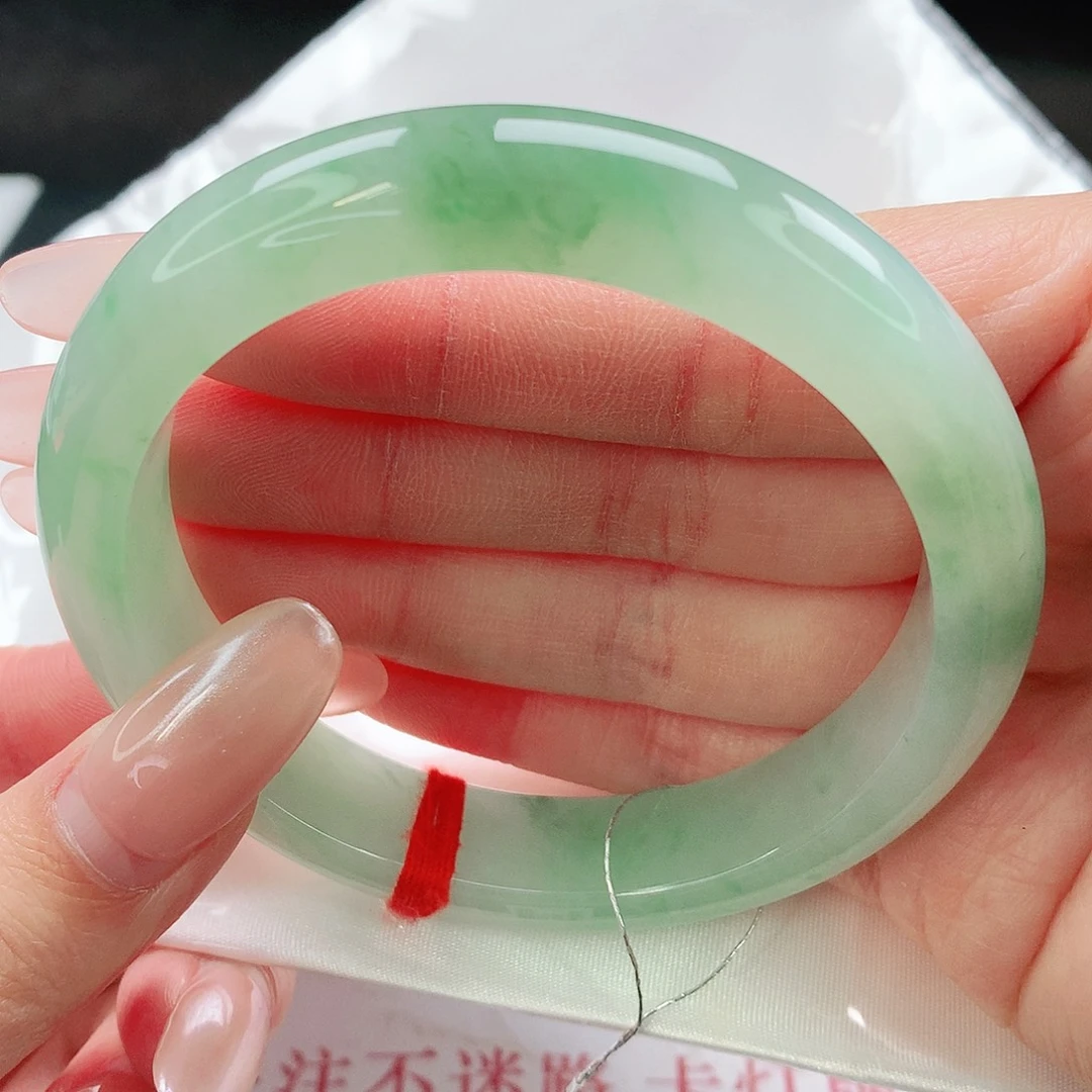 未镶嵌手镯翡翠58圈