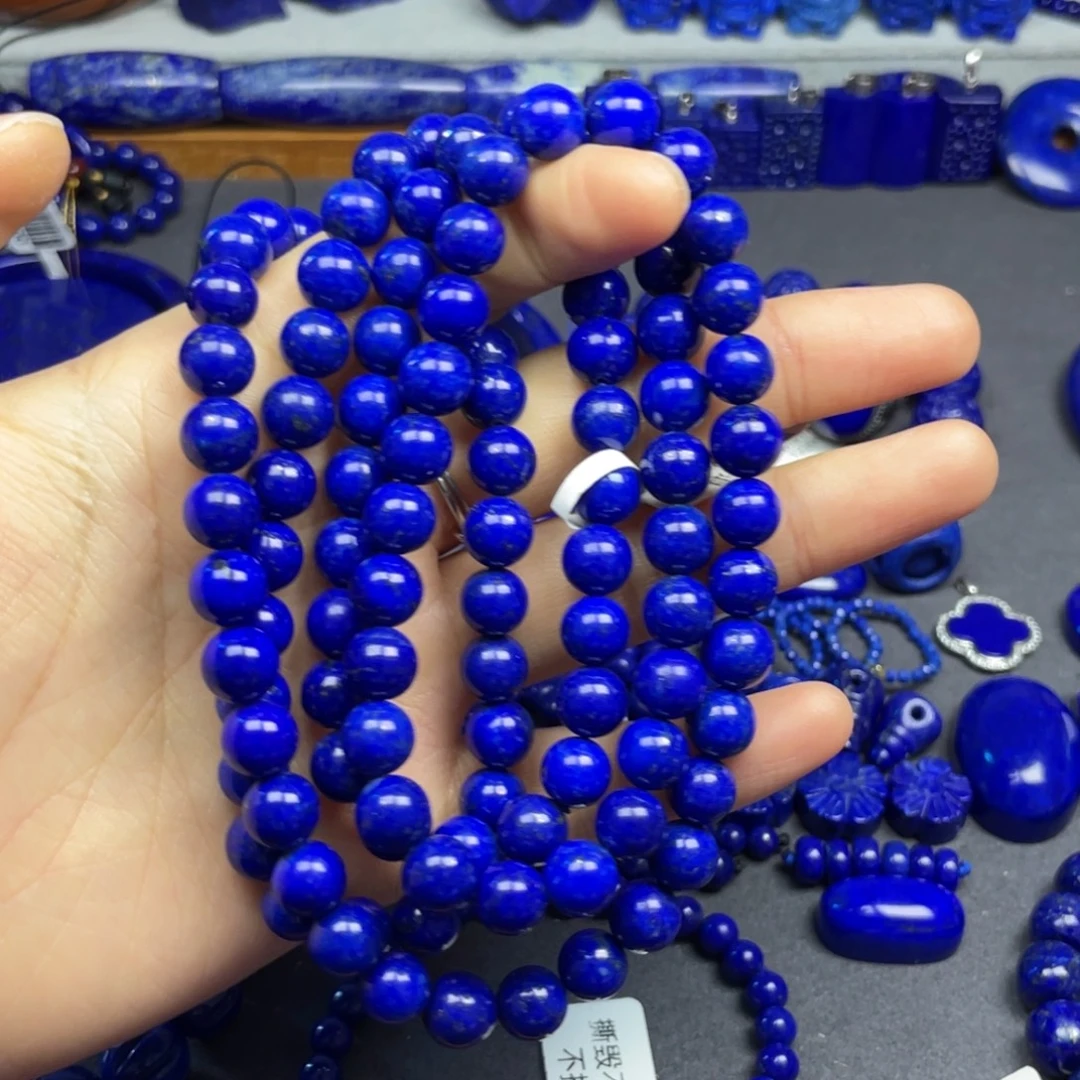 青金石未镶嵌108佛珠项链8+