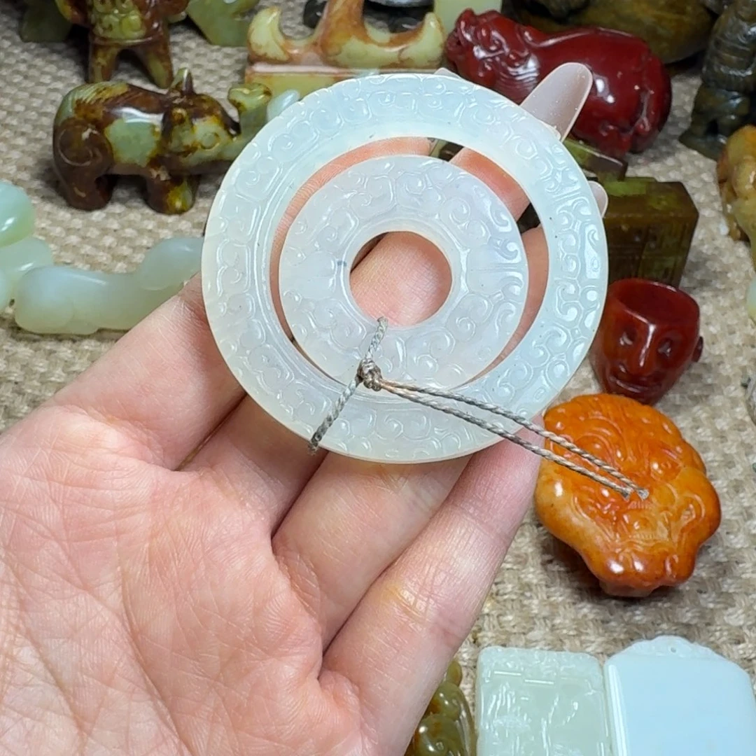 吊坠白玉菩提挂件