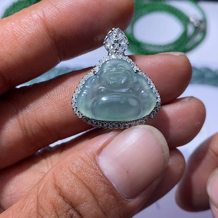 翡翠未镶嵌颈饰天然翡翠