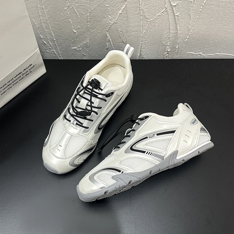 不闷脚秋季厚底德训鞋女透气德训女鞋内增高休闲轻便德训鞋老钱风