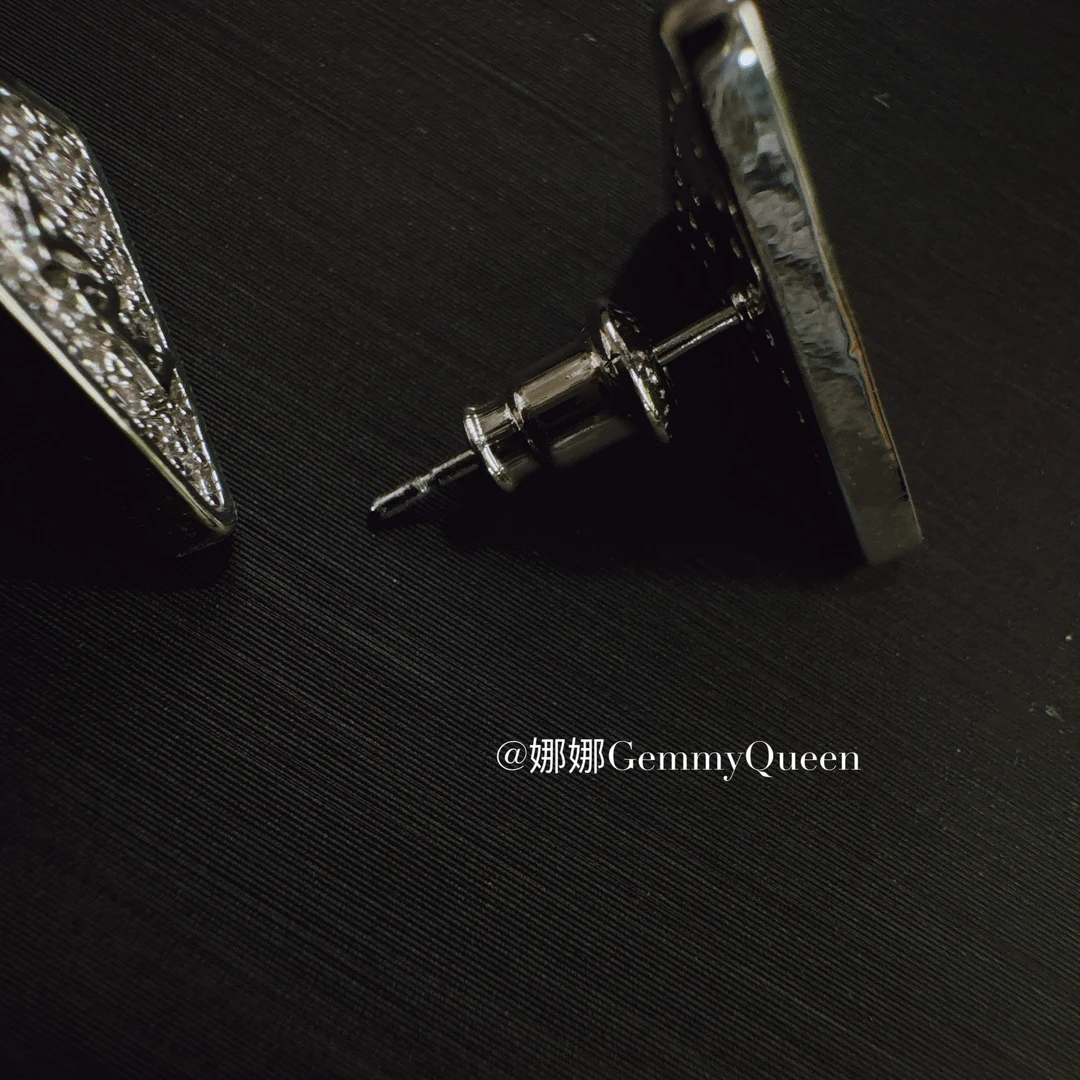 铜合金合成锆石耳饰 娜娜GemmyQueen耳环