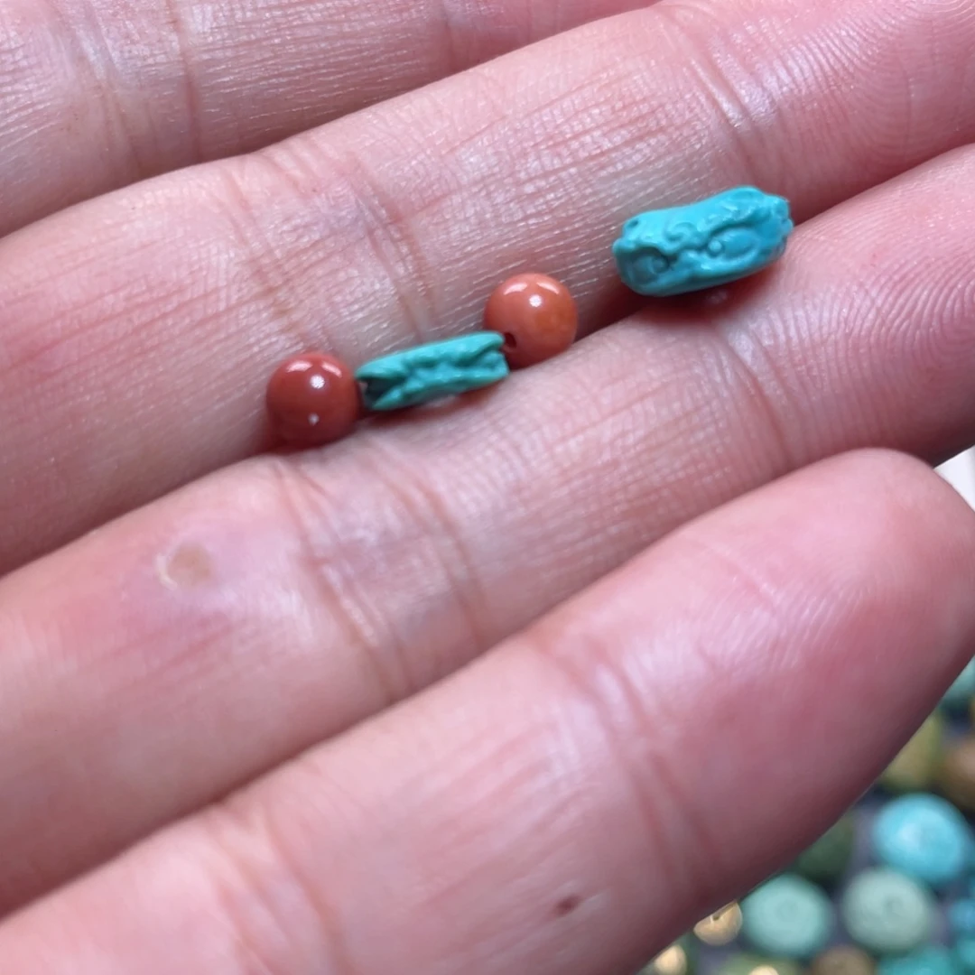 南红玛瑙配饰未镶嵌张**༒