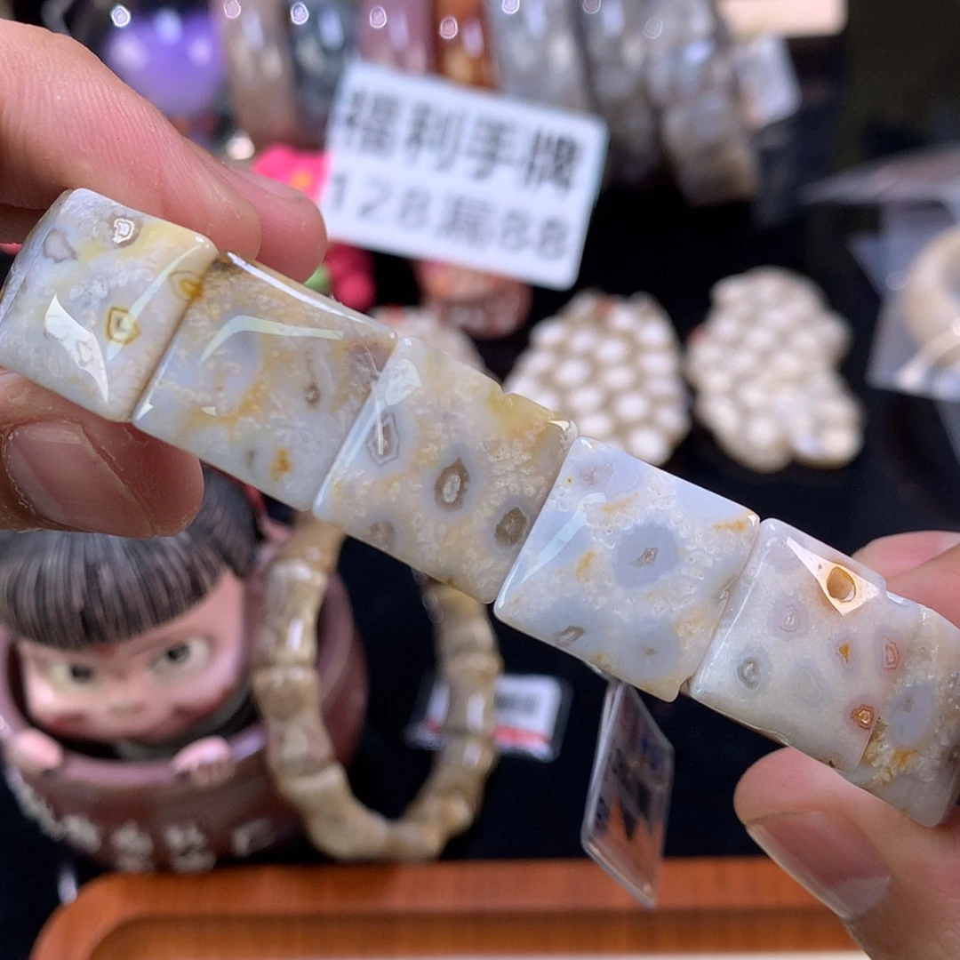 【闪购商品】颈饰未镶嵌硅化珊瑚（珊瑚玉）60号蓝调共生