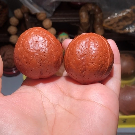 独***…橄榄核把件三瓣金刚光头强菩提