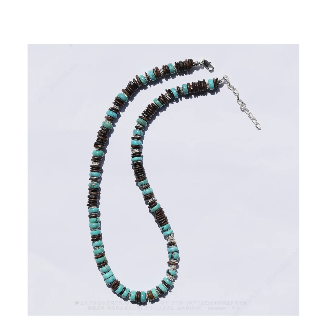 坠链均925银仿水晶 原创设计高级感拼接项链【20768】