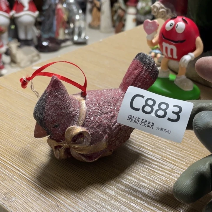 摆件孤品老货微瑕瓷