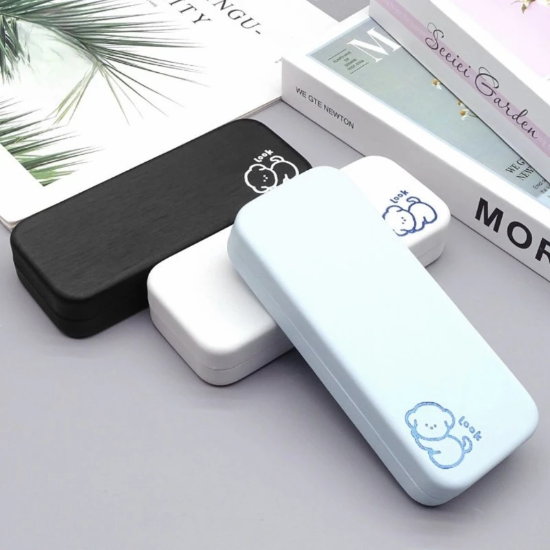 近视眼镜盒高颜值女款防压抗压日系简约墨镜盒男生眼睛盒子男学生