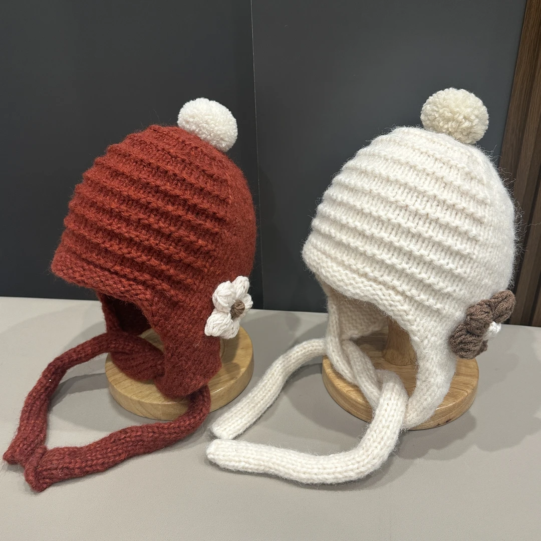 【软萌可爱】女童宝宝小红帽百搭护耳新款韩系保暖帽秋冬季外出防寒