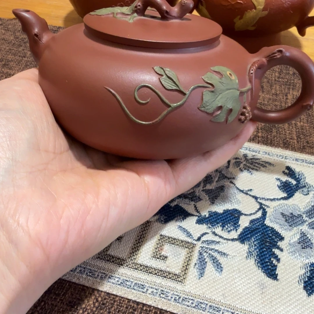 茶壶紫砂花器清水泥