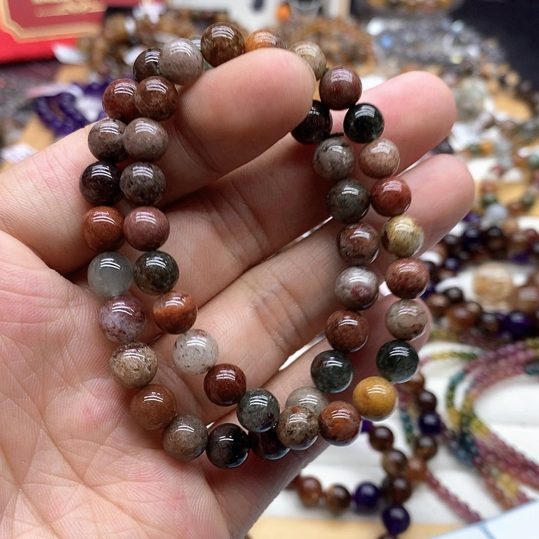 水晶手链未镶嵌多样性发货发一条