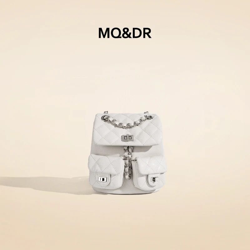 【甜心奶泡】小众设计鱼子酱小香风mini链条背包百搭双肩包