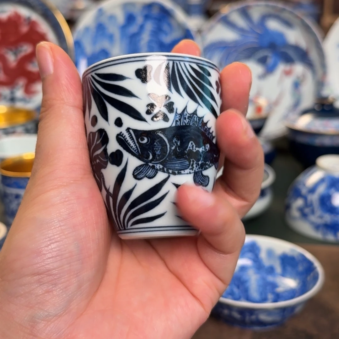 纯手工手绘陶瓷茶具