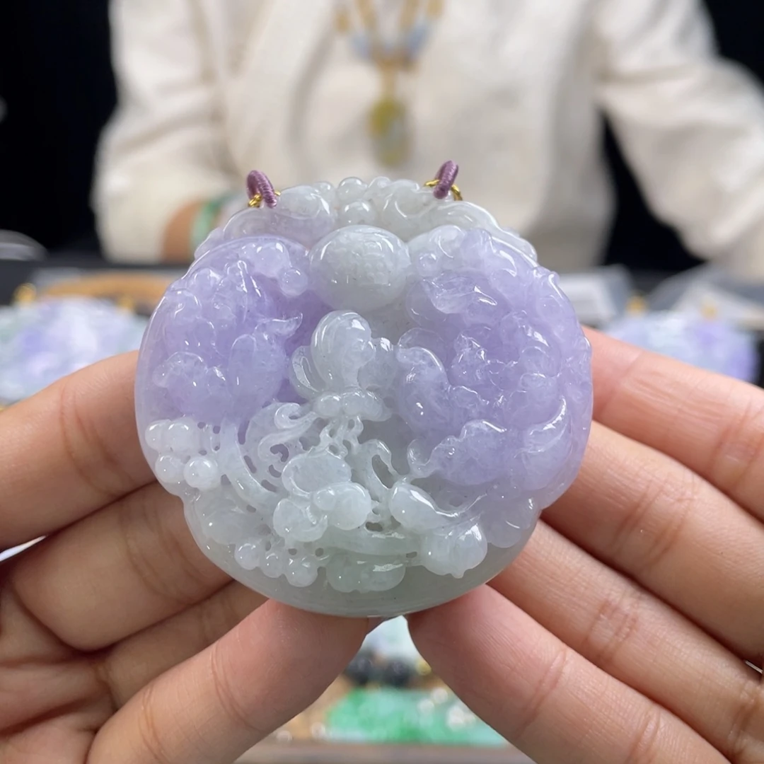颈饰未镶嵌翡翠代编织