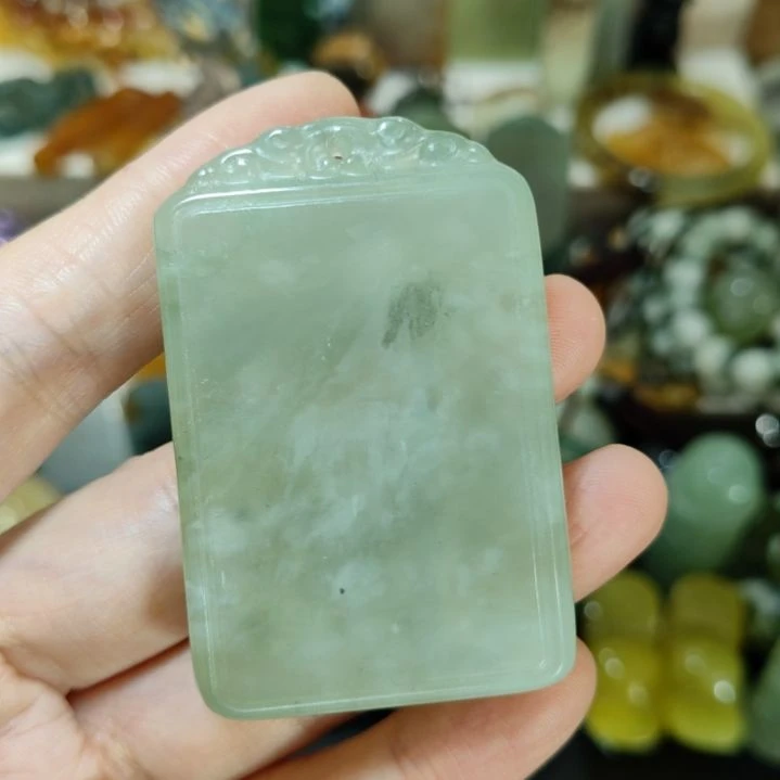 岫玉未镶嵌挂坠款式