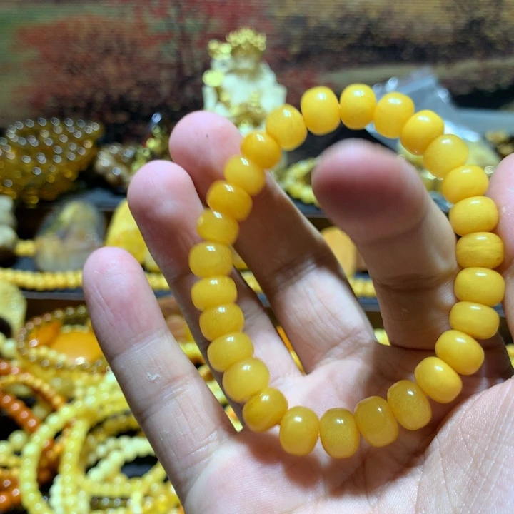 幸***！琥珀未镶嵌珠宝奇石