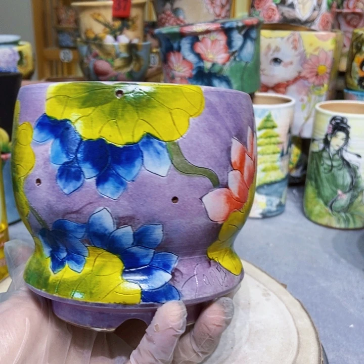 景德镇艺术手绘作品