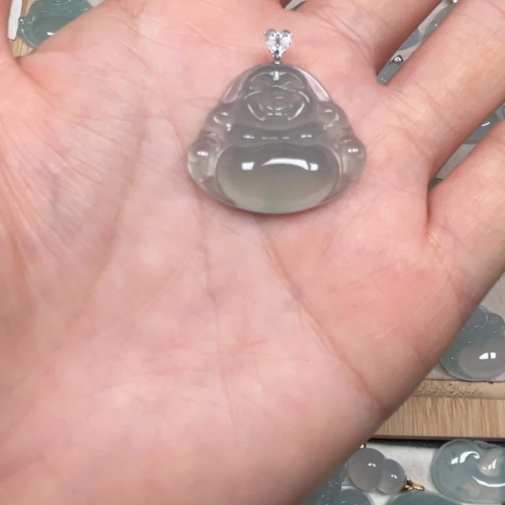 翡翠未镶嵌吊坠(不含链)翡翠