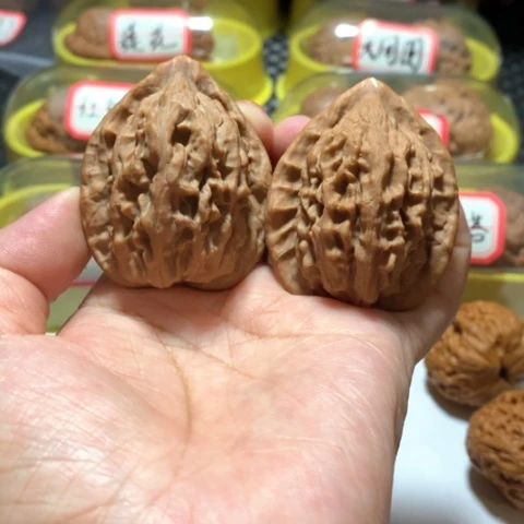 吊坠文玩核桃原桩大红袍