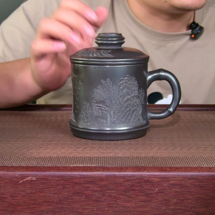 茶杯紫砂高货放漏
