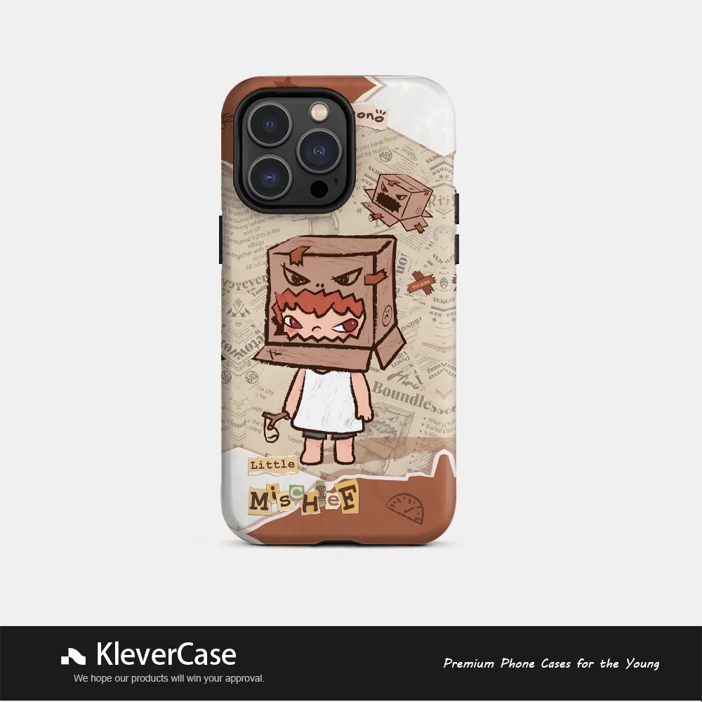 捣蛋箱子小野二合一磨砂菲林壳适用苹果16pro/华为/小米/vivo