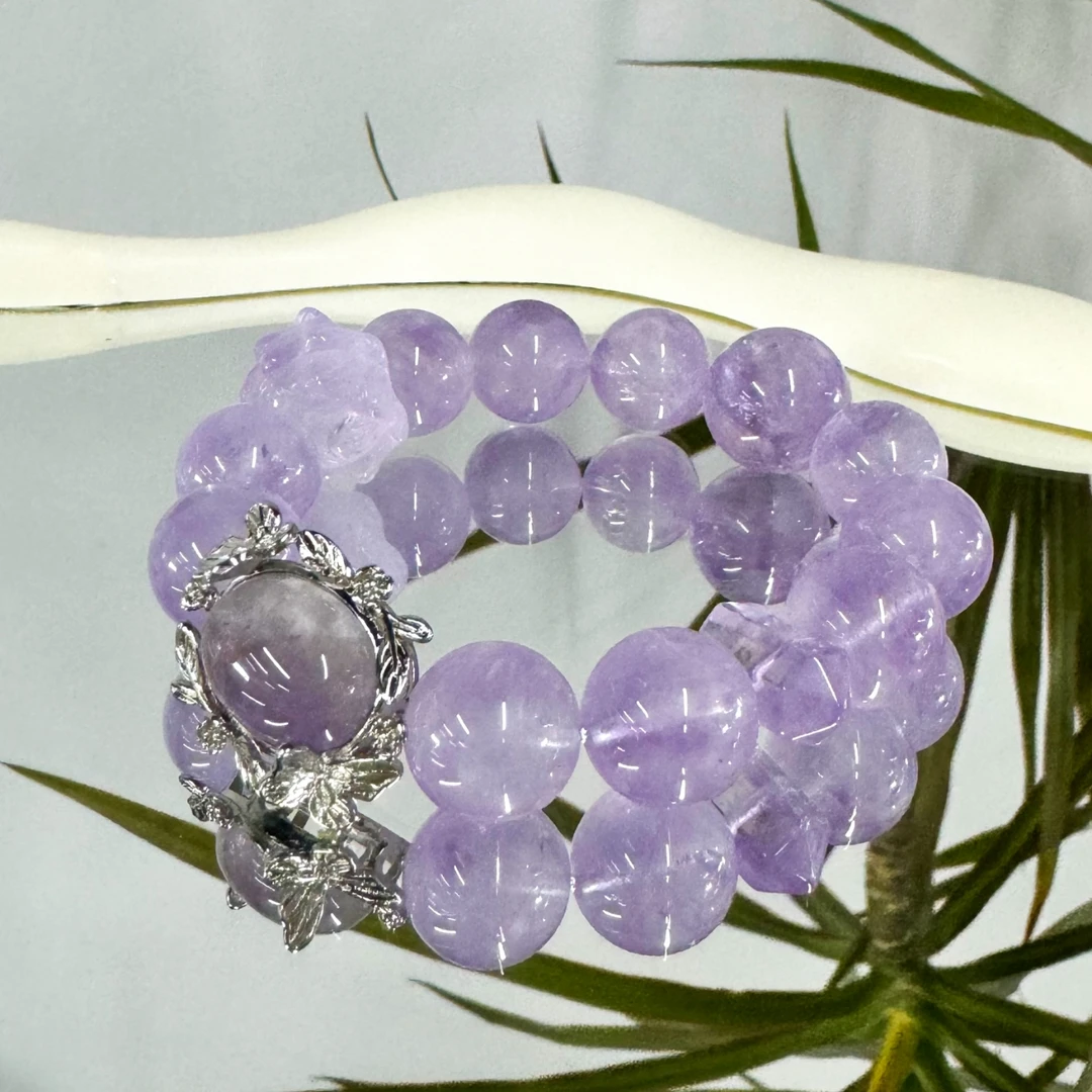 【紫梦星河】高品质天然紫水晶手串（多样性发一）