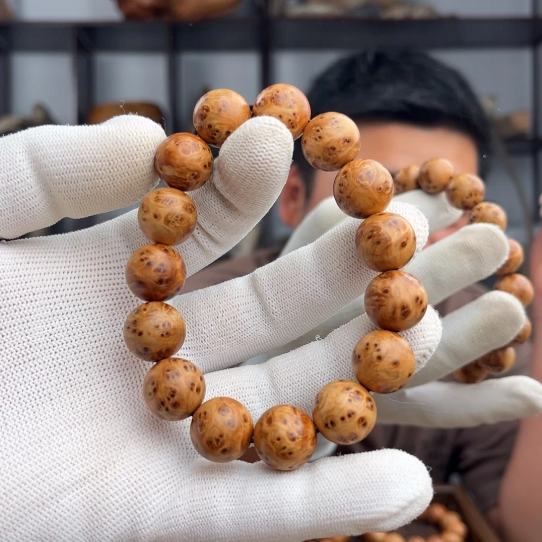 汤***和柏木（崖柏）手串/手链15陈化瘤疤