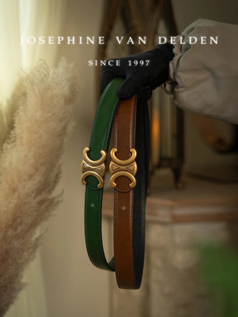 女士双面进口小牛皮双面头层牛皮时尚百搭皮带搭配牛仔裤西裤腰带