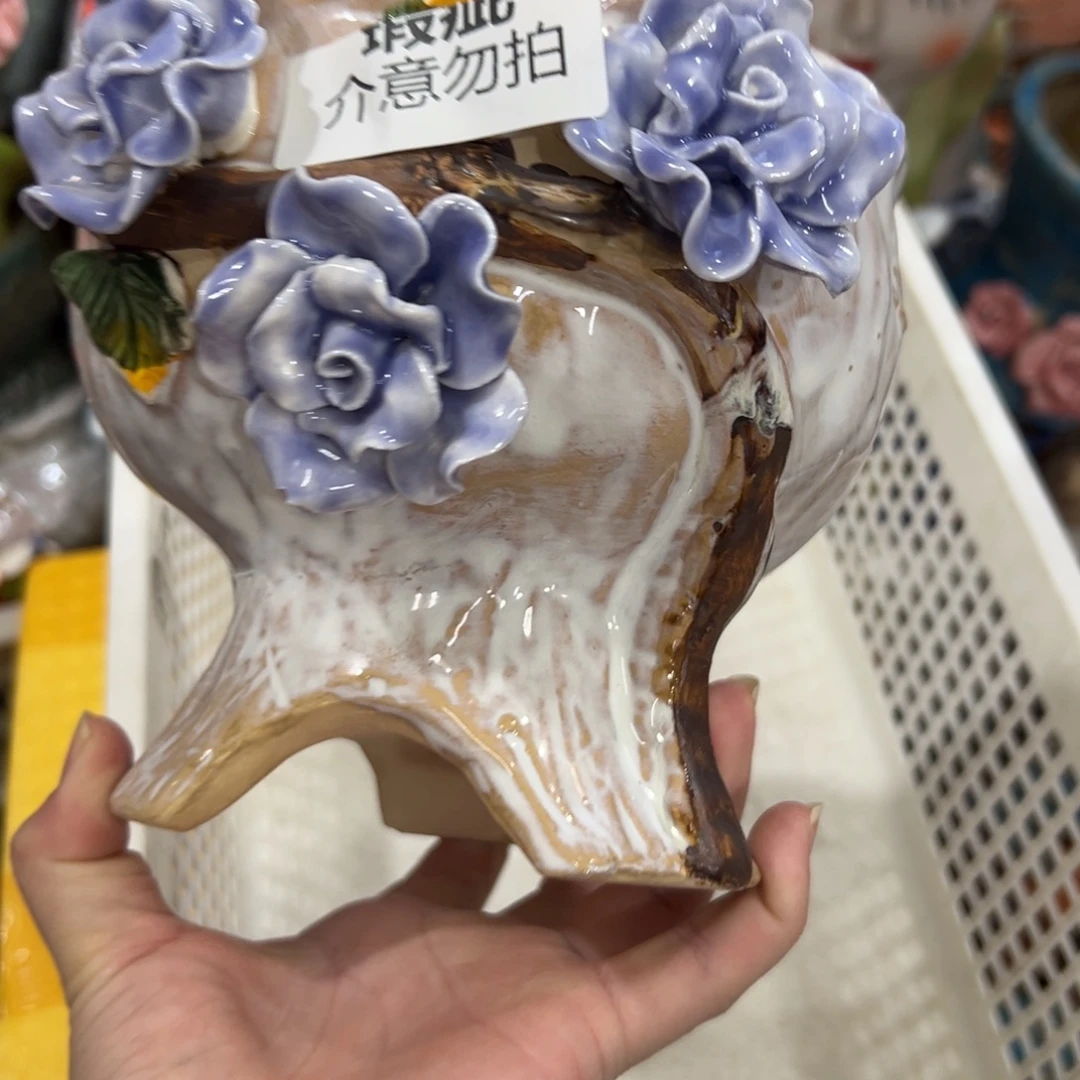 瑕疵2716 花盆拍满20元发货，退款拉黑