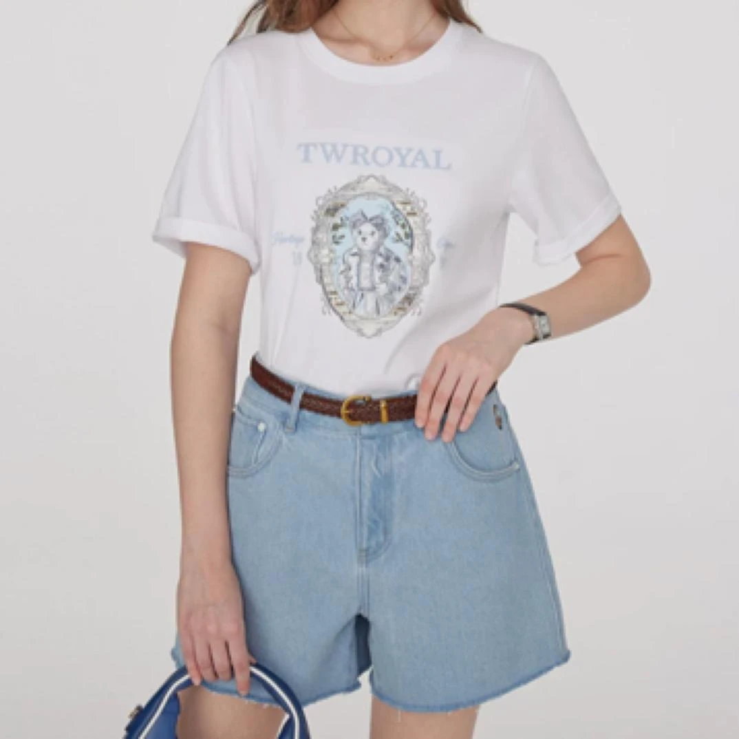 TeenieWeenie 小熊女装短裤2025夏季新款TTTF252501W