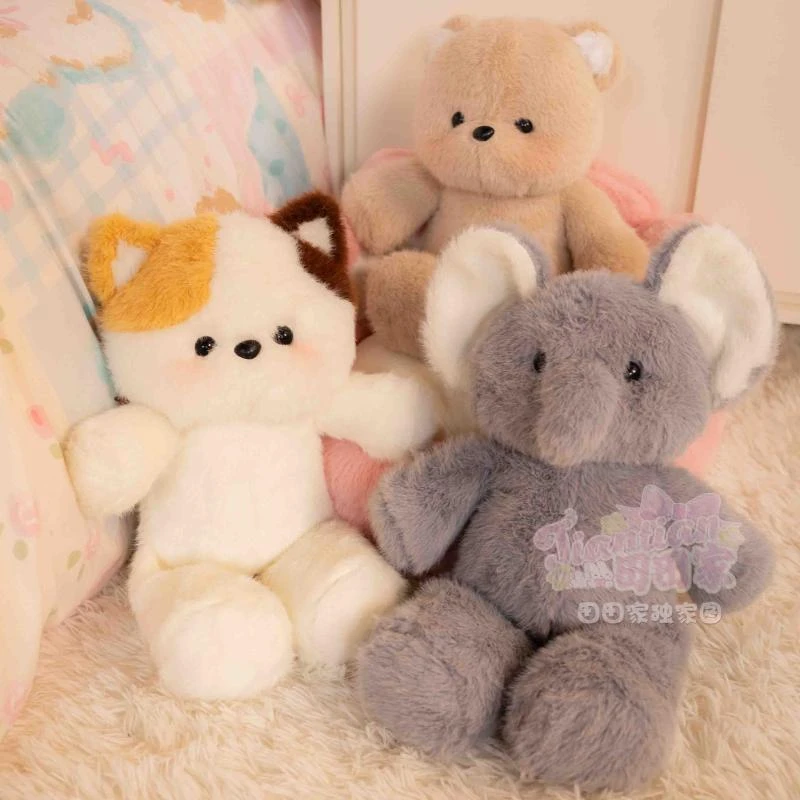 跑跑大象玩偶公仔会跑的三花猫毛绒玩具抱枕跑步娃娃生日礼物女生