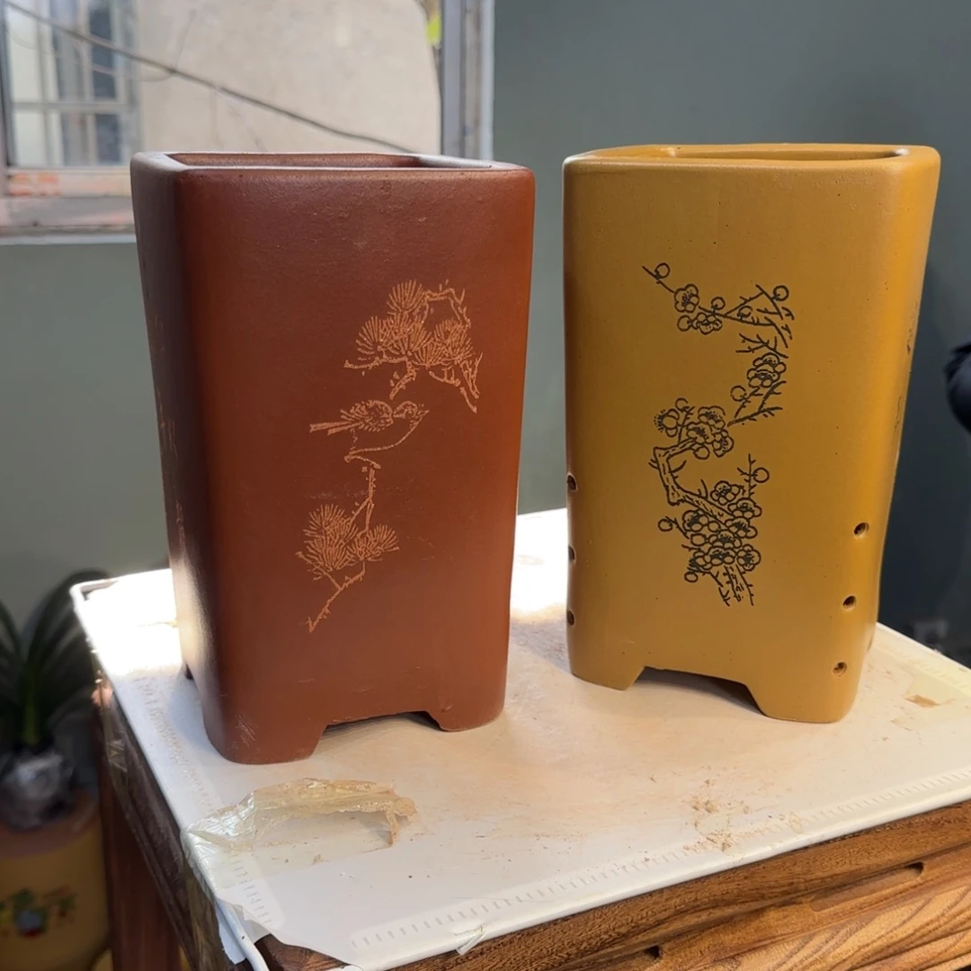 紫砂花盆紫砂口径14