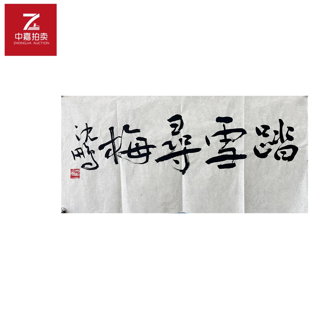 沈鹏书法软片踏雪69x34