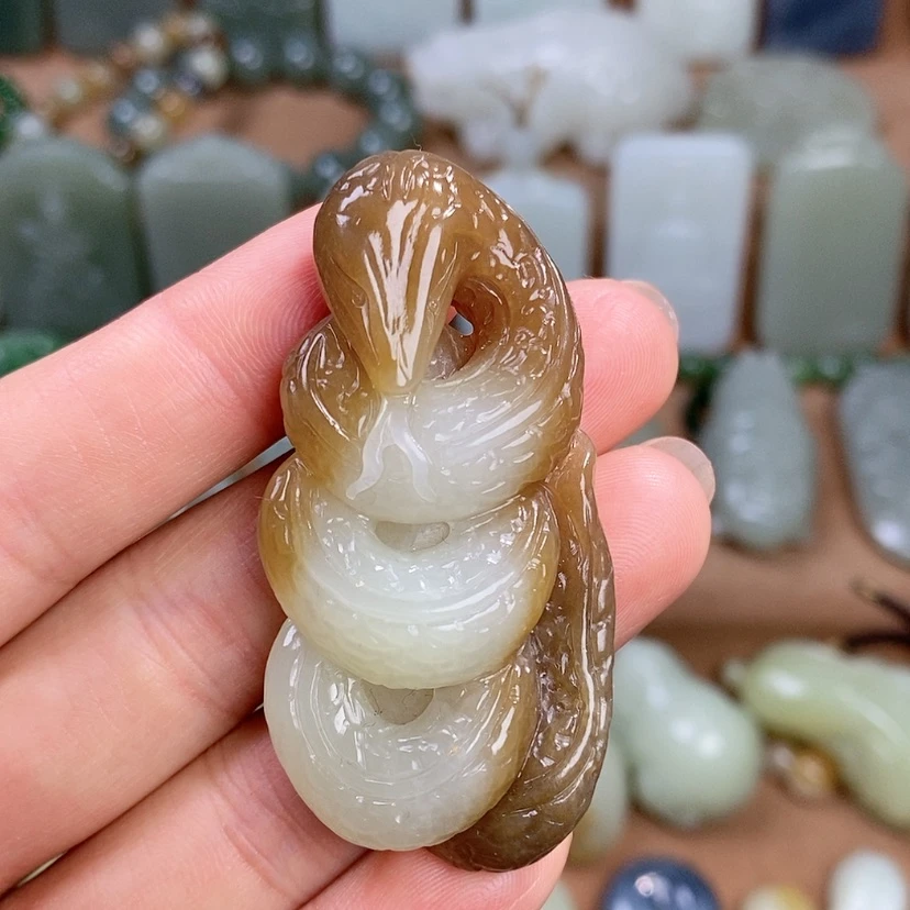 【闪购商品】未镶嵌和田玉（糖玉）挂件