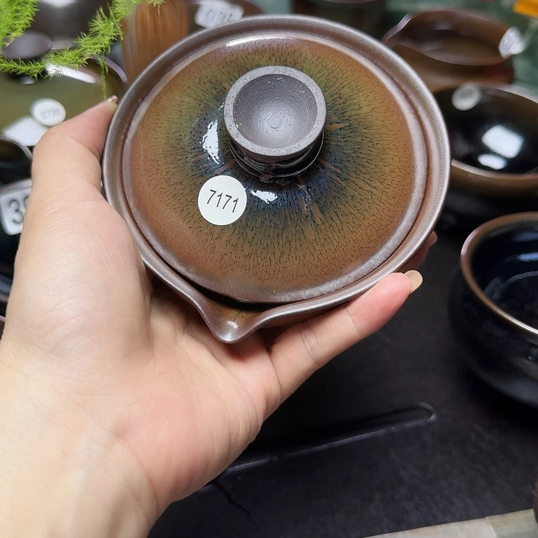 茶盏7171 罗莉柴烧手工主人杯
