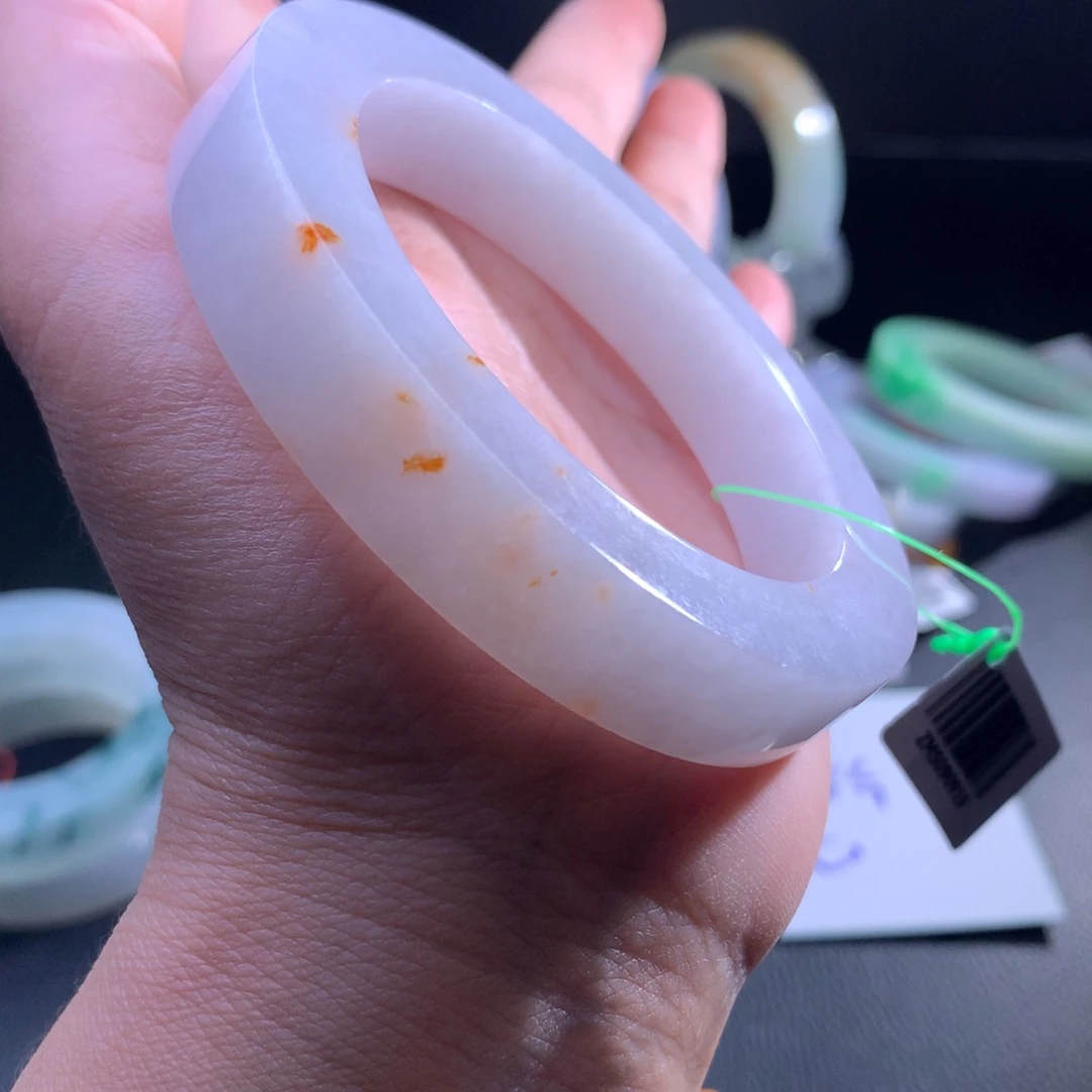 余***心定制翡翠未镶嵌翡翠手镯