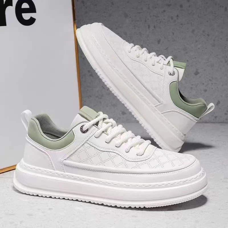 男鞋春冬季透气轻便软底小白鞋男士休闲鞋子百搭厚底板鞋男款潮鞋