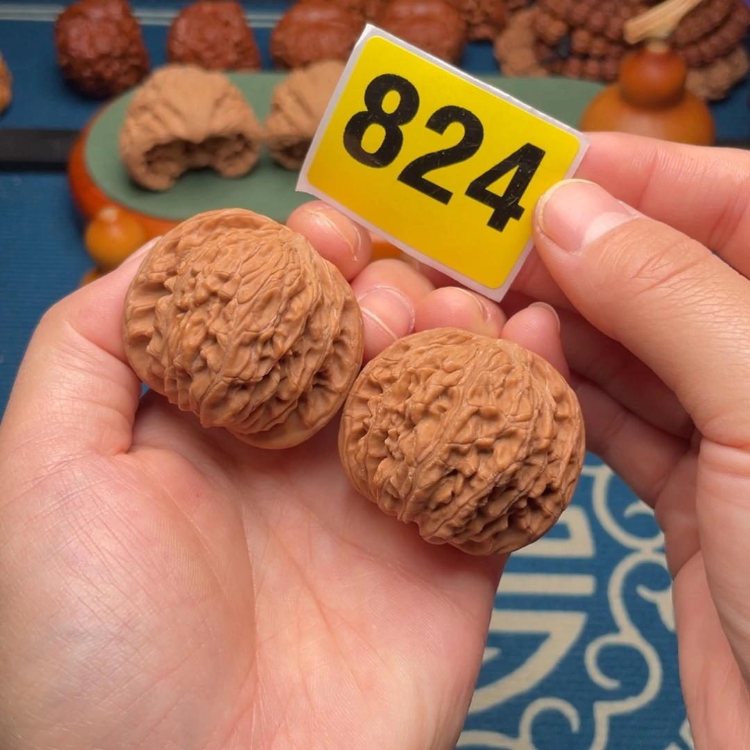 文玩核桃把件40全品山地磨盘824号