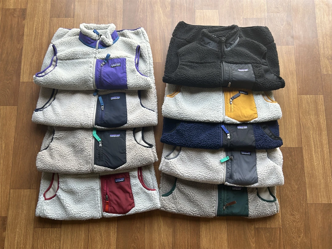 Patagonia 户外美式巴塔羊羔绒保暖马甲