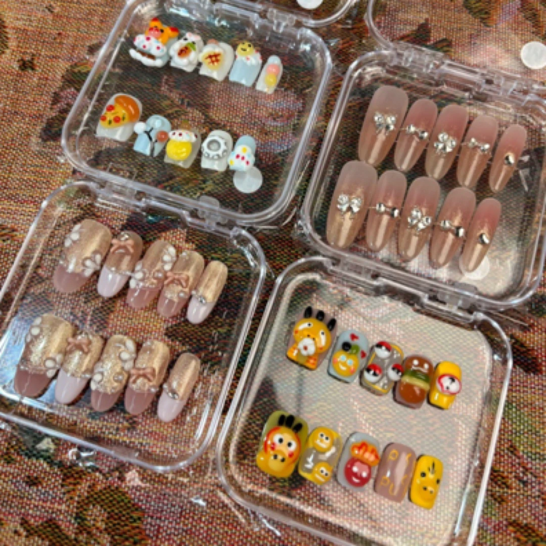 手工穿戴甲-高品玻璃珠(三单包邮)日常好戴