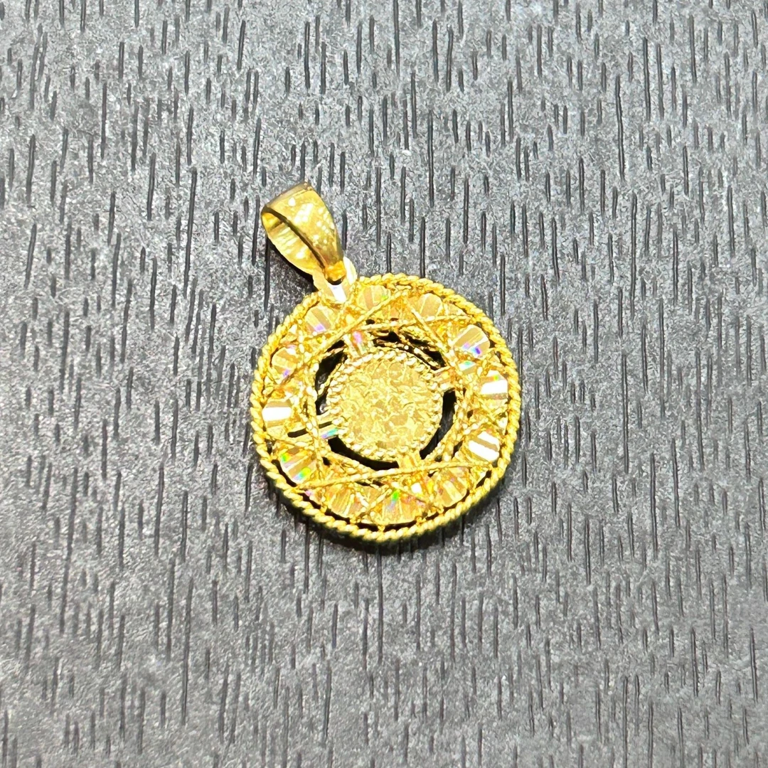 【木子专享】足金999投资金攒黄金龙鳞圆牌ZBHJD1562克重多退少补