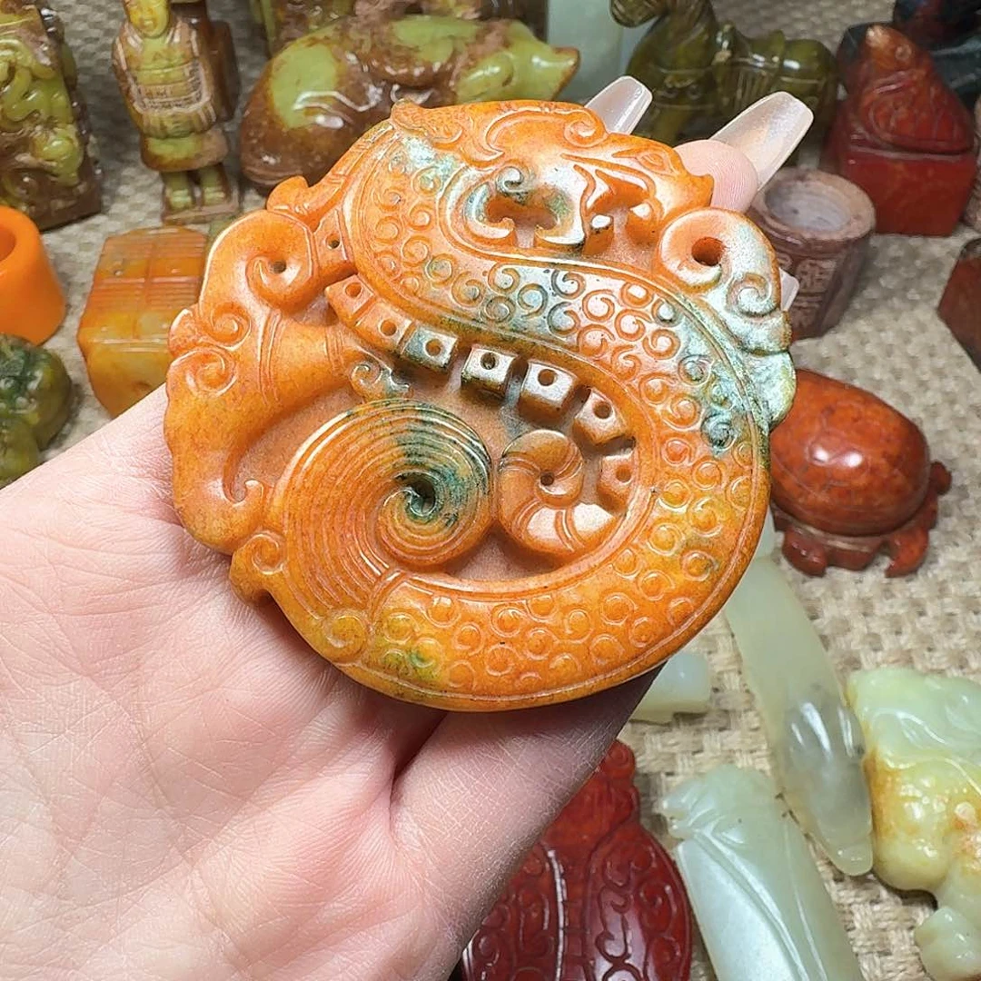 白玉菩提吊坠挂件
