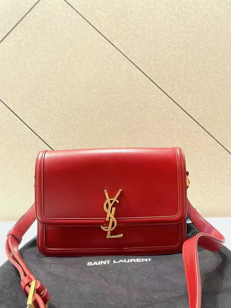 99新 YSL/圣罗兰 帝爵鹏哥直播专享/YSL红色豆腐包