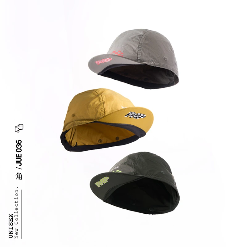 NEZA「角036」轻量防晒快干男女款头盔内衬帽趣味印花骑行小帽