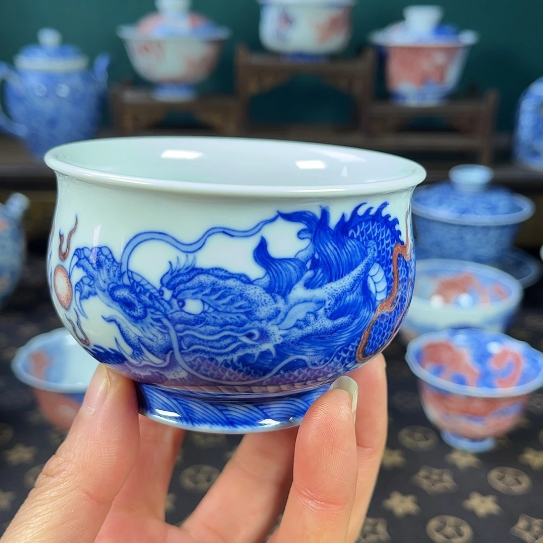 瓷片景德镇市自成堂手工手绘