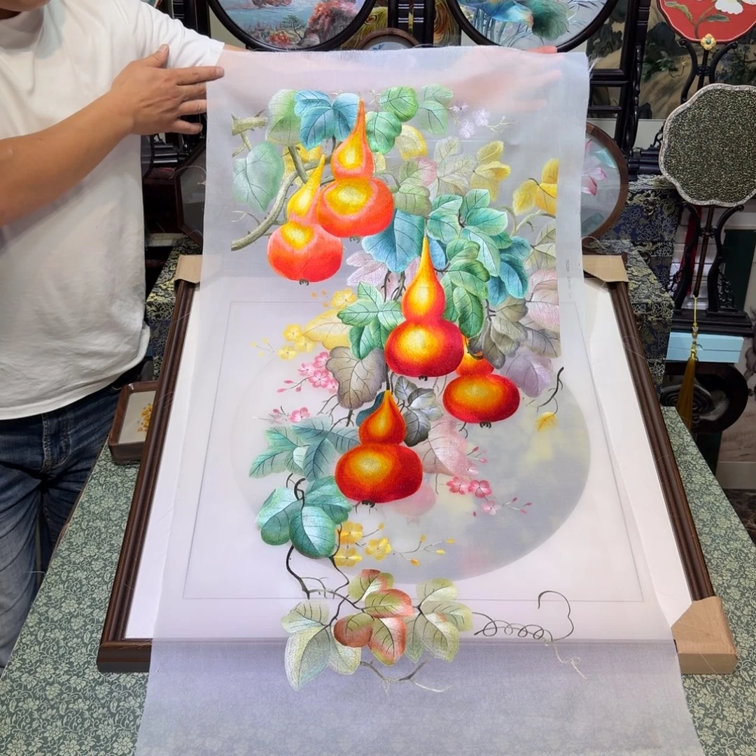 刺绣手工苏绣工艺制作技艺精湛