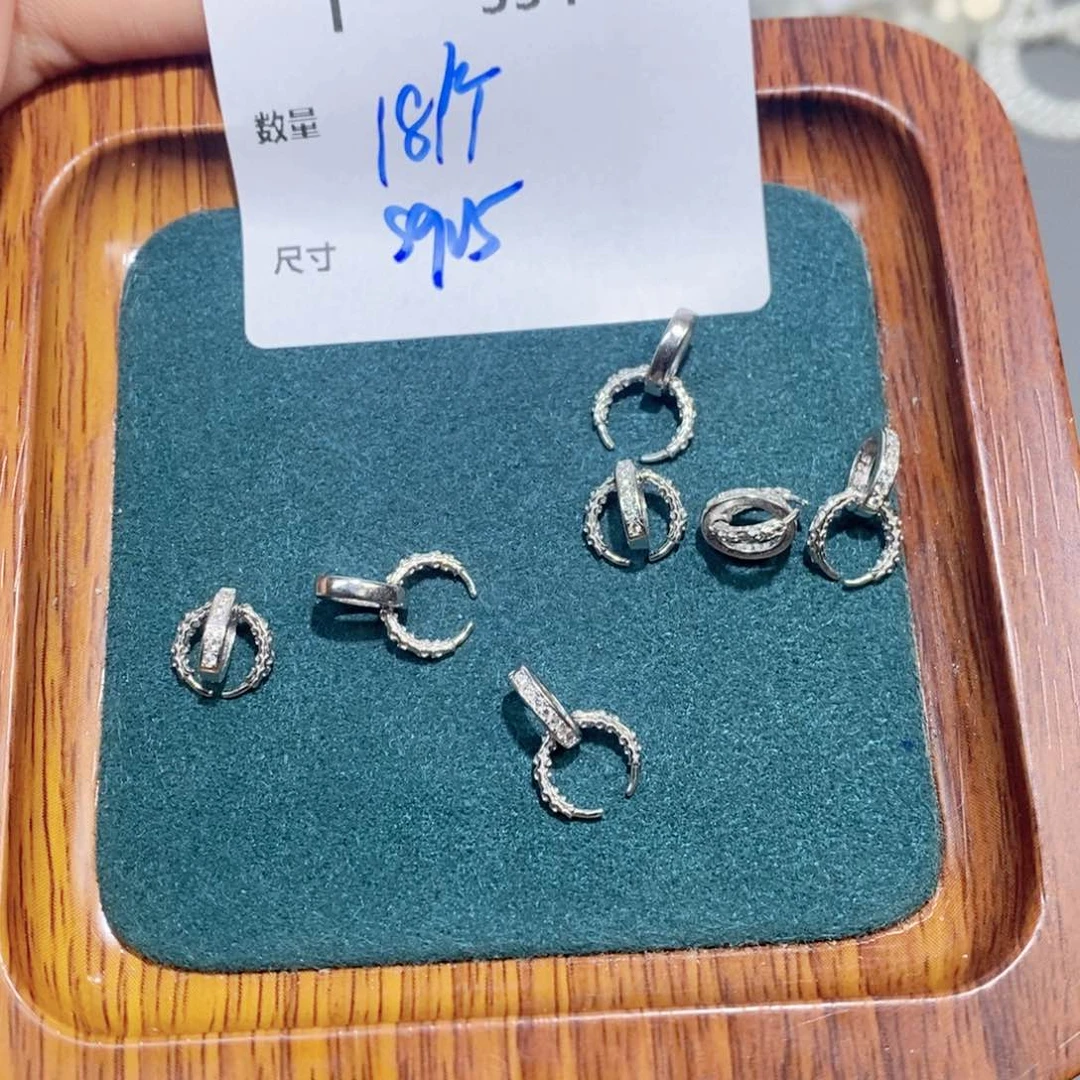 银S925镶嵌颈饰水晶T334