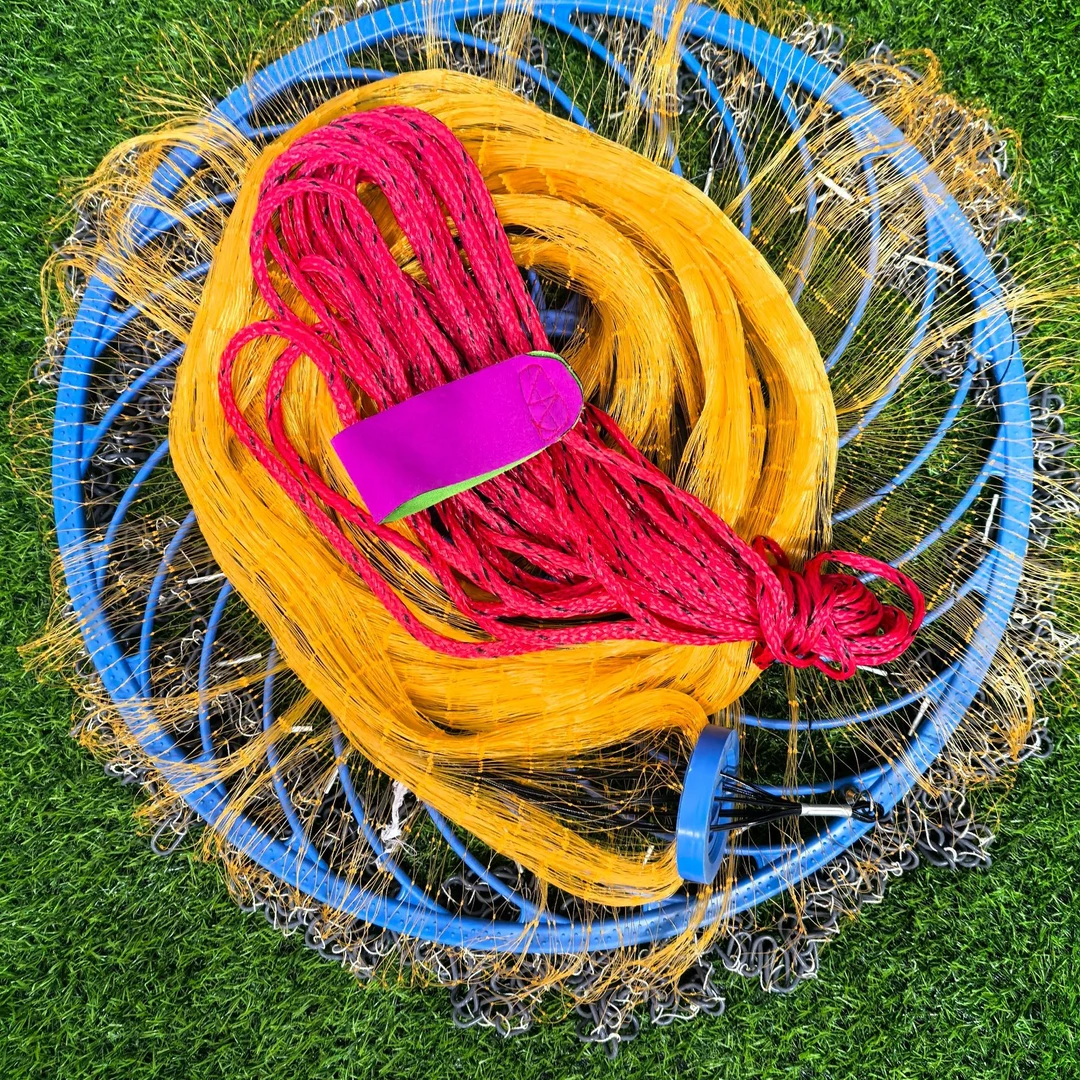 高强度黄金软丝钓鱼线渔网捕鱼大飞盘加粗钢拉丝加重深层镀锌链条